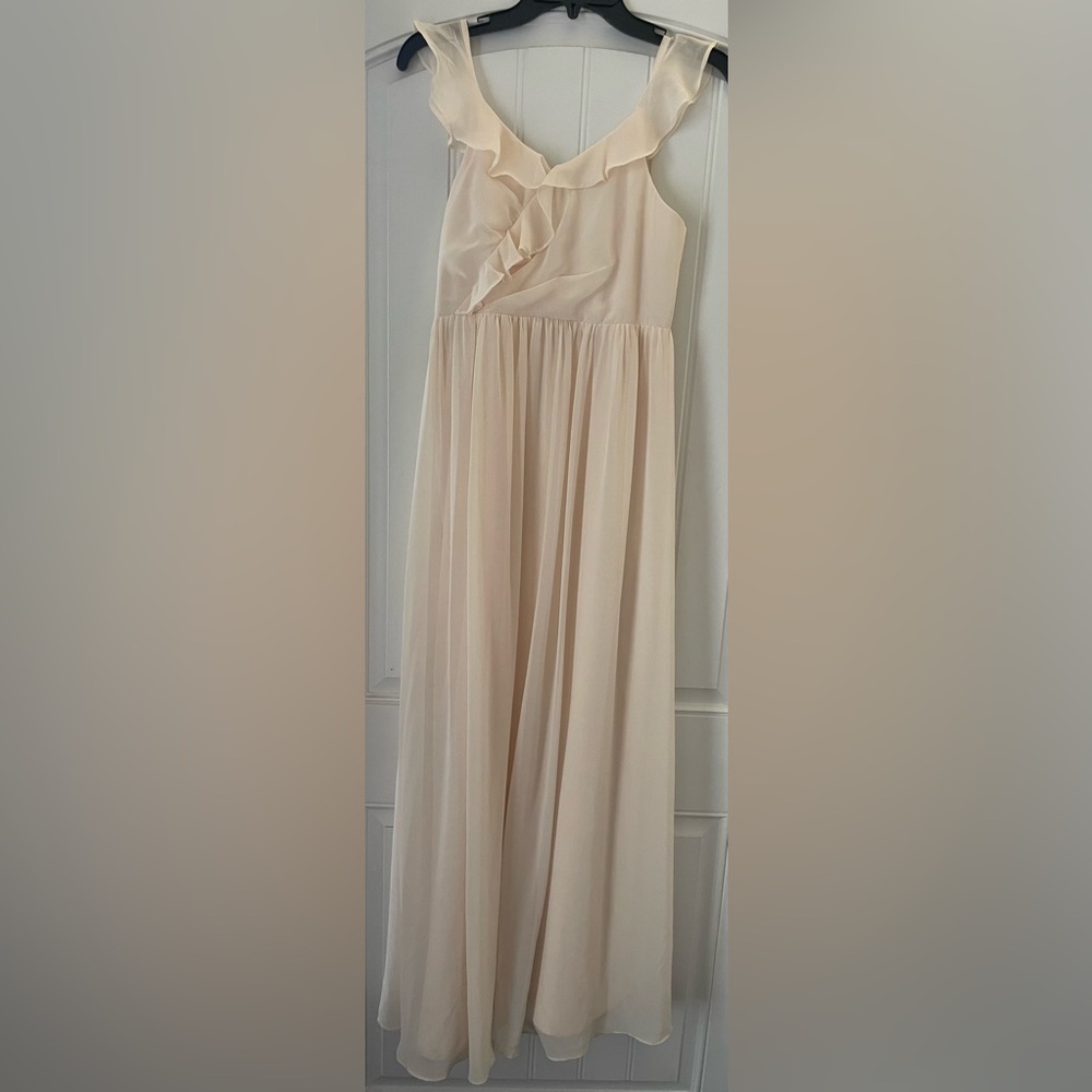 Azazie Alabaster formal dress